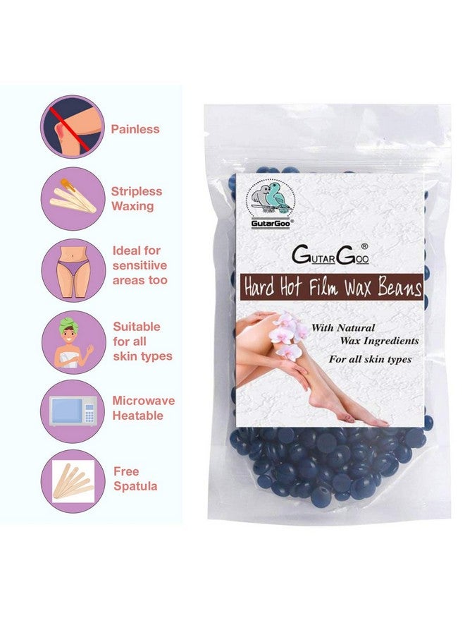 GutarGoo Brazilian Wax - Beans For Painless Hair Removal | For all skin types | Removes Tan, brightens & moisturizes skin | For Arms, Legs, chest, Upper Lips and Full body | Relaxing Lavender | 50 gm - Image 5