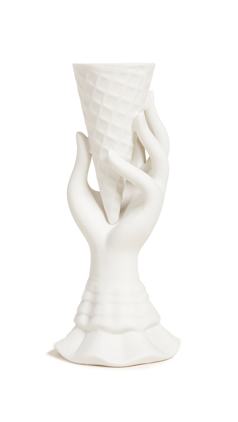 Jonathan Adler I Scream Vase  White  One Size