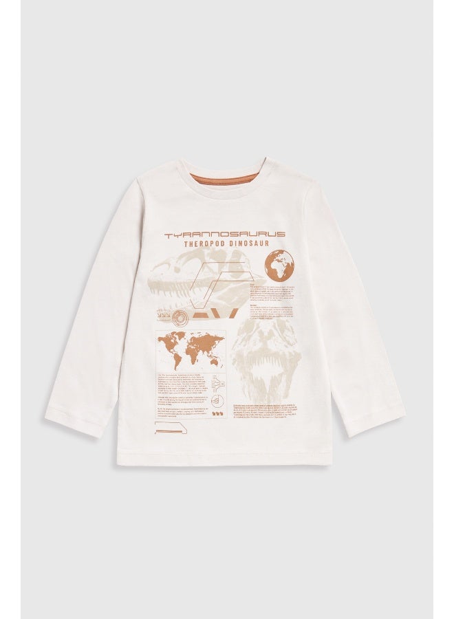 mothercare Dinosaur Long-Sleeved T-Shirt  - Image 1