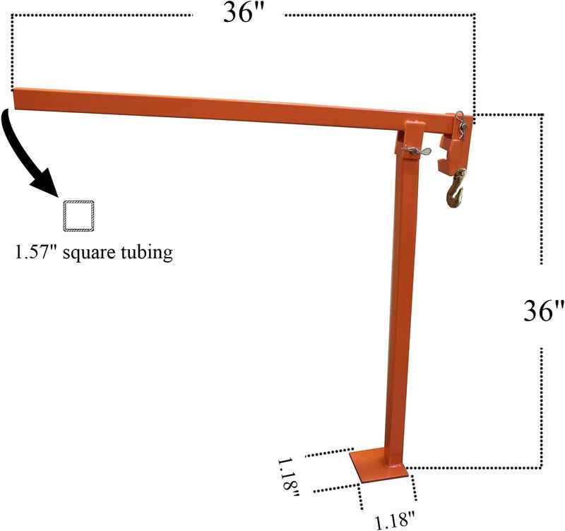 LOADSECRTOOL T-Post Puller Fence Post Puller 36" T Post Puller Fence Post Puller Heavy Duty Fence Post Puller Puller T Post Puller for Round Fence Posts T Stakes Sign Post & Tree Stump - Image 2