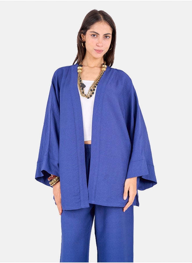 Clue Hip Length Tencel Cardigan  - Image 1