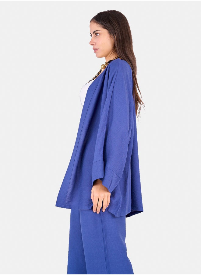 Clue Hip Length Tencel Cardigan  - Image 2