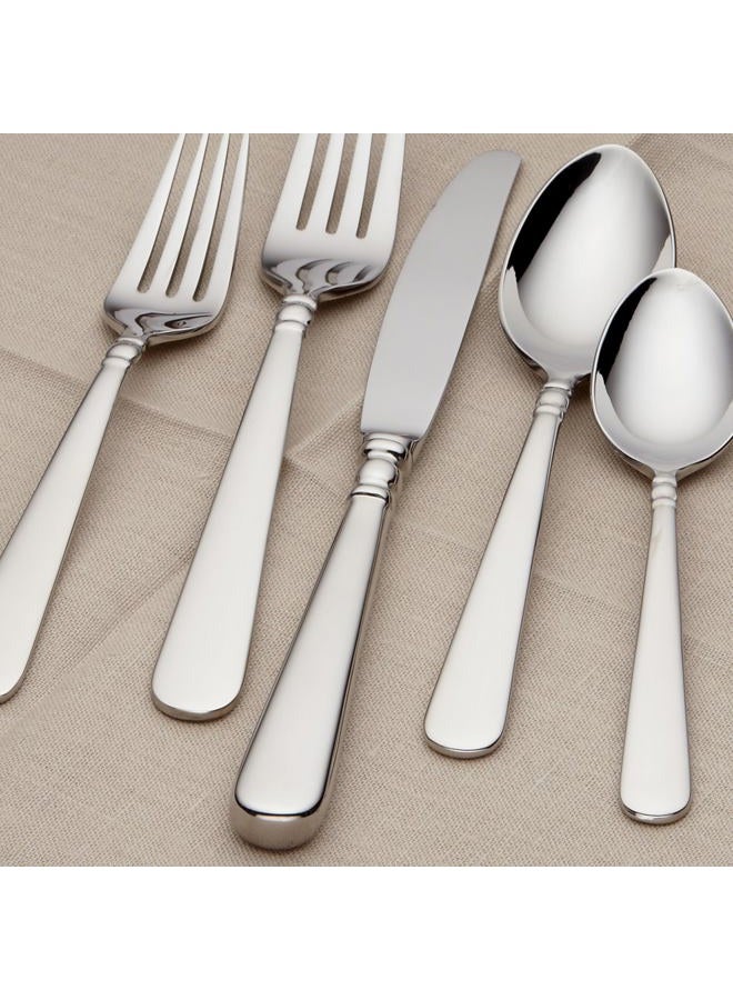 LENOX Pearl Platinum 20-Piece Flatware Set, Metallic - Image 4
