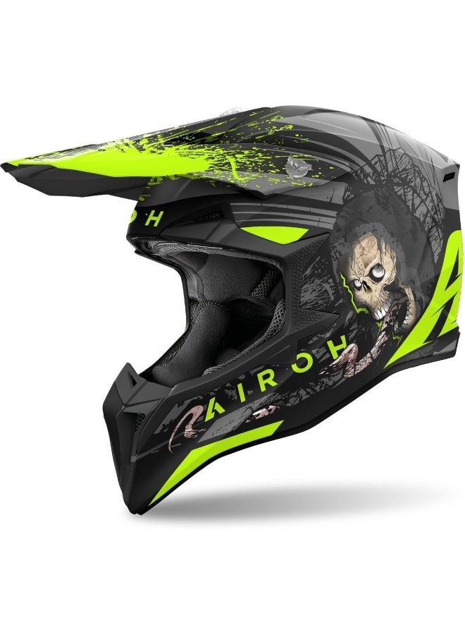 Airoh Wraaap Wrd31 Motocross Helmet, Multi-Colour - Image 2