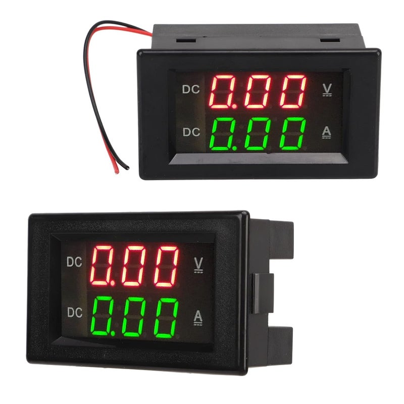 Keenso Keenso YB4835VA Digital Voltmeter Ammeter DC 600V 100A Decimal Point Automatic Shift Dual Display Current Voltmeter - Image 3