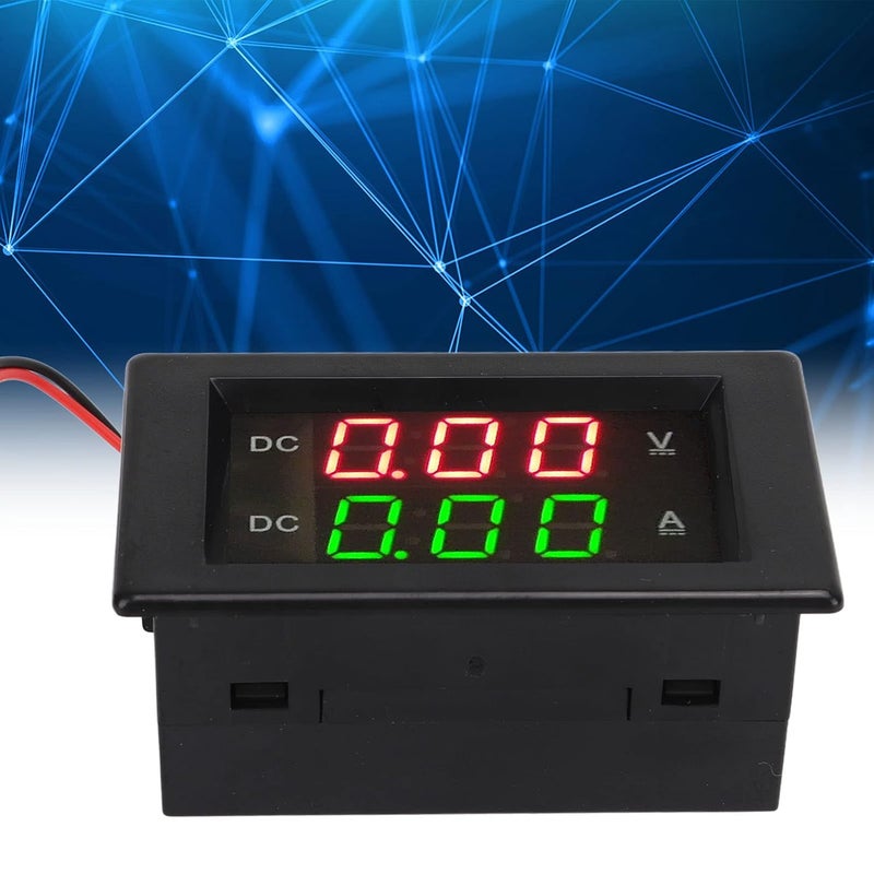 Keenso Keenso YB4835VA Digital Voltmeter Ammeter DC 600V 100A Decimal Point Automatic Shift Dual Display Current Voltmeter - Image 4