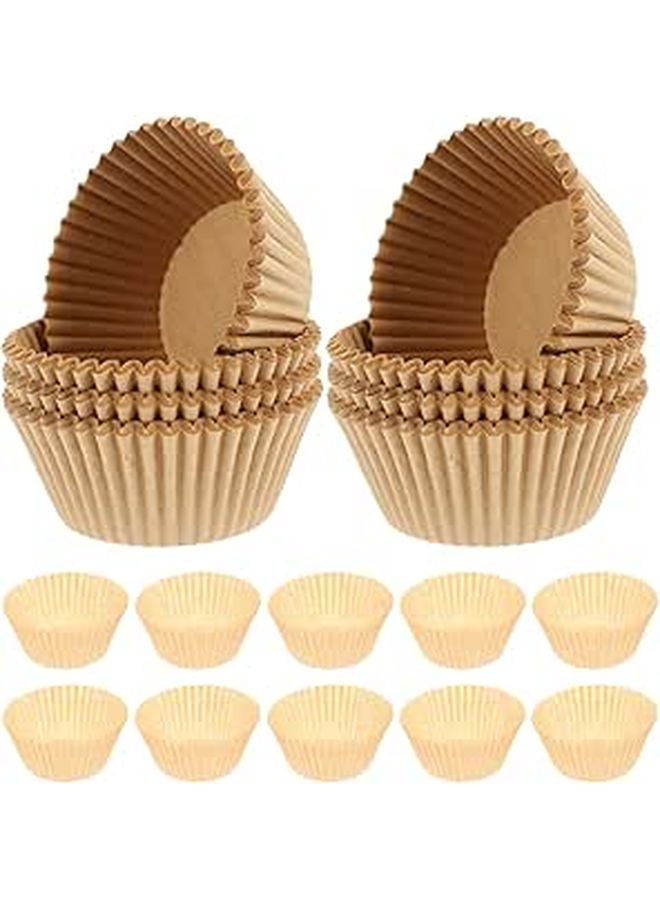 Food Grade Greaseproof Cupcake Liners 500pcs Standard Size Non Stick Baking Cups - Image 1
