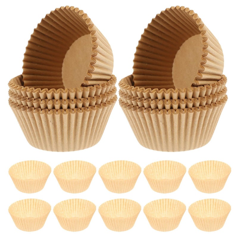 Food Grade Greaseproof Cupcake Liners 500pcs Standard Size Non Stick Baking Cups - Image 2