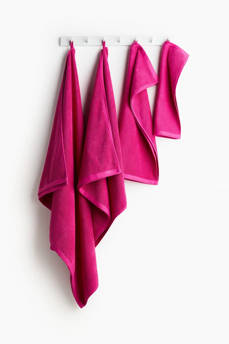 اتش اند ام منشفة يد من قطن التيري