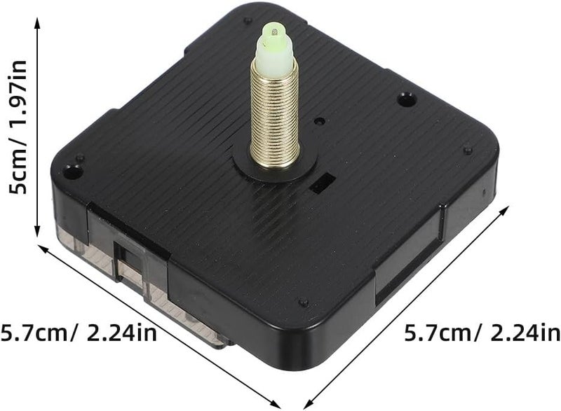 4pcs Silent Quartz Wall Clock Movement Replacement - Long Shaft Clock Mechanism - Non-Ticking Machian Repair Parts for Home Office School - Image 2