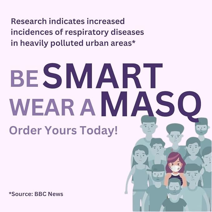 MASQ Alphabet 4 Layer, Reusable, Breathable, Anti-Bacterial (BFE>99%) Embroidered 100% Pure Cotton Cloth Face Mask Combo with Ear Adjusters for Unisex, Men, Women (Navy-Grey-Denim) - Image 4