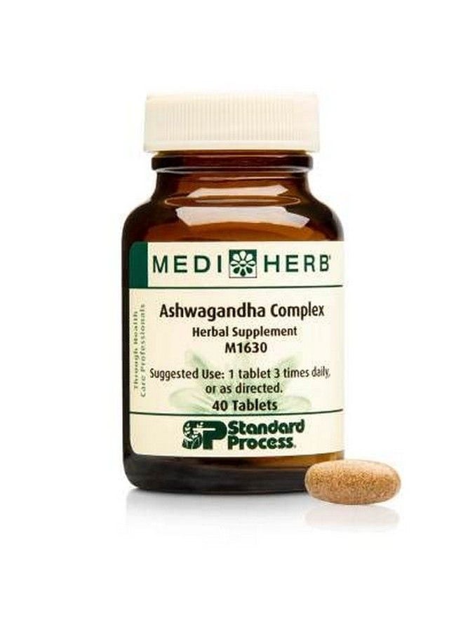 Green Hills - Ashwagandha Complex M1630 Medi Herb By Standard Process (Ashwagada Mediherb) 40 Tabs - Image 1