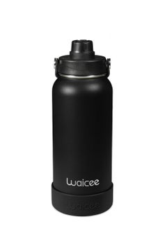 WAICEE Onyx Black Reusable Bottle – 32oz / 950ml  - Image 1