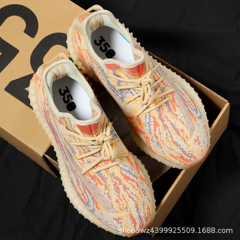 Putian Coconut Shoes Men'S 350 Baby'S Breath Casual Breathable Running Shoes Women'S Putian Shoes Sports Shoes Couples - Image 2