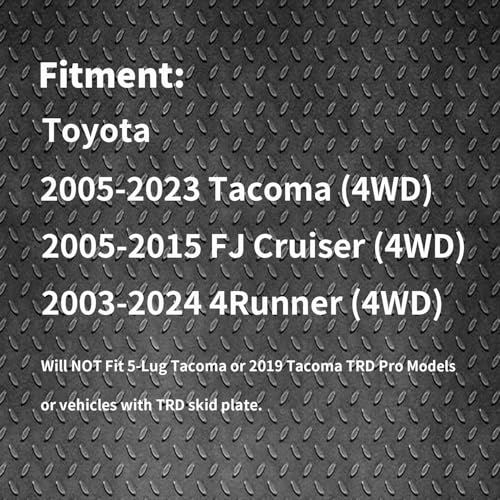 ZY WHEEL IFS Front Diff Drop Kit, Aluminum Differential Drop Kit Compatible for Toyota Tacoma 4WD 2005-2023, 4 Runner, FJ Cruiser - Image 3