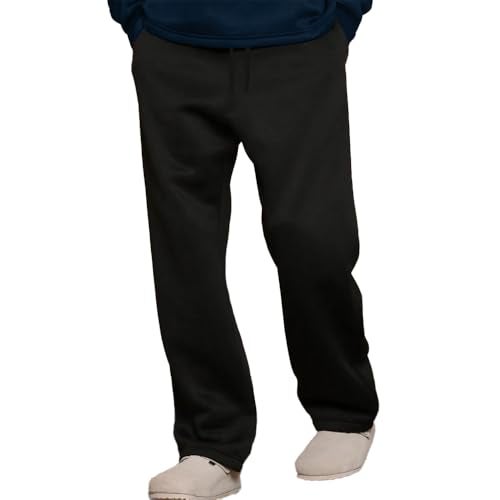 Nobero Men Heavy Duty Winter Joggers(1M-BWJG-R0174-BL3_Black_M) - Image 1
