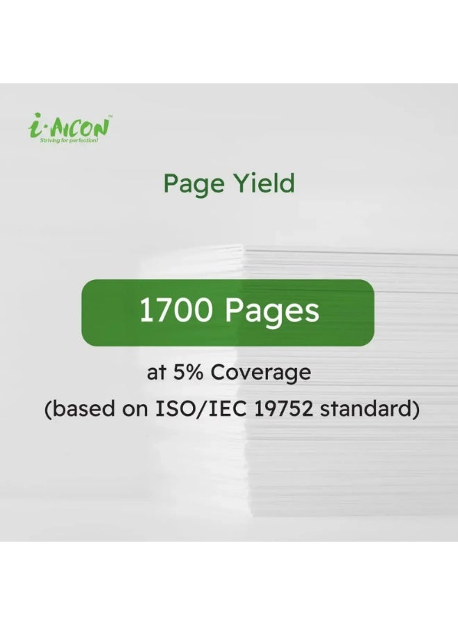 i-AICON Compatible Laser Toner Cartridge Black 1700 Pages HP 203A 201A Canon 054 045 - Image 4