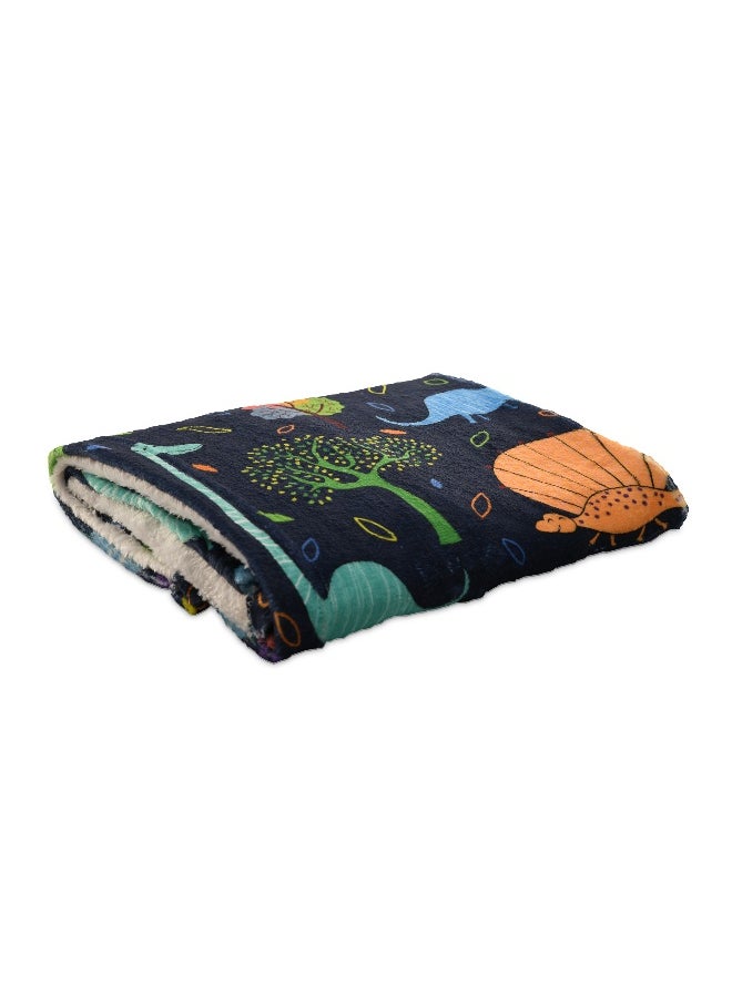 Mintra - Baby Printing Microfiber Blanket 100x75cm- Dinosaurs - Image 1