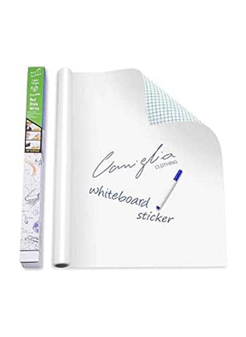 Office Whiteboard Wall Removable Erasable Sticker 100 x 45 CM