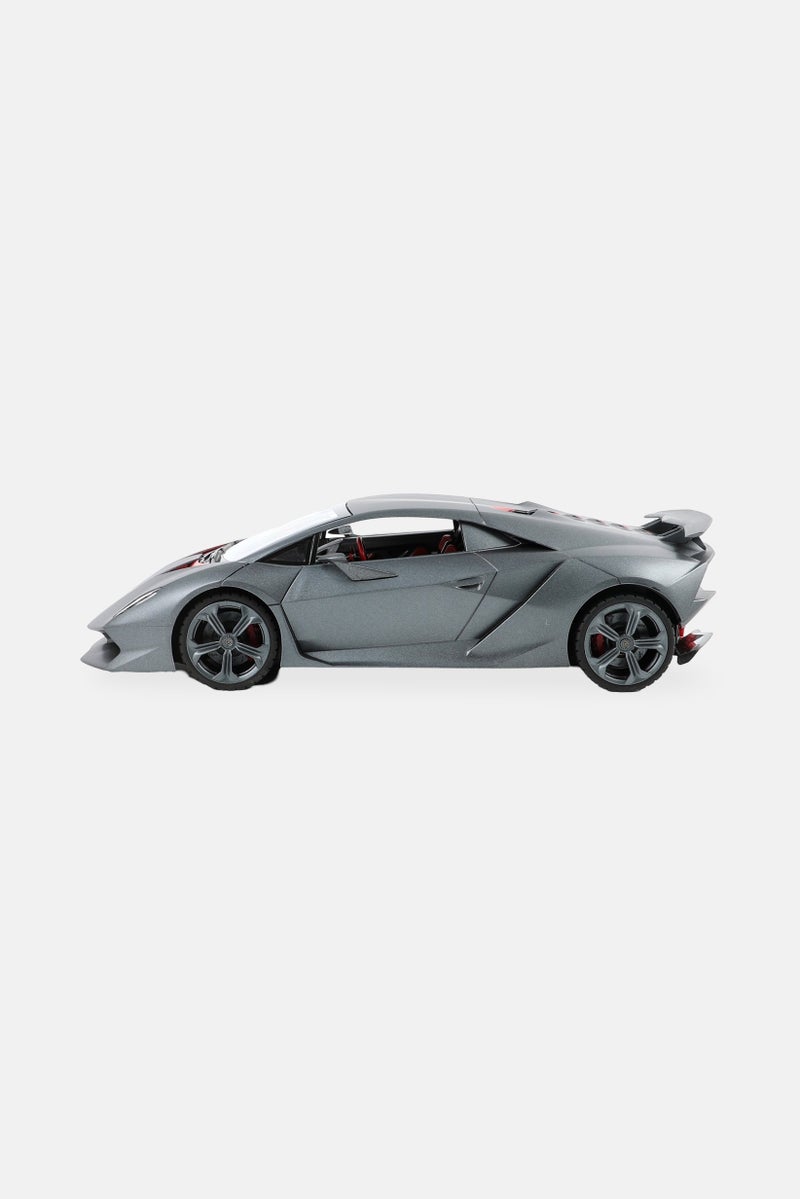 RASTAR 1/14 Scale Lamborghini Sesto Elemento RC Car, Dark Grey - Image 4