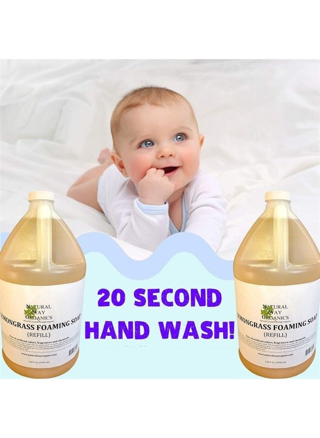 Lemongrass Foaming Hand Soap Refill Gallon 128 oz - pzsku/Z1B82CAF25B6455106B86Z/45/_/1686896405/75f816ce-1776-41fe-84d0-065e58242f5e