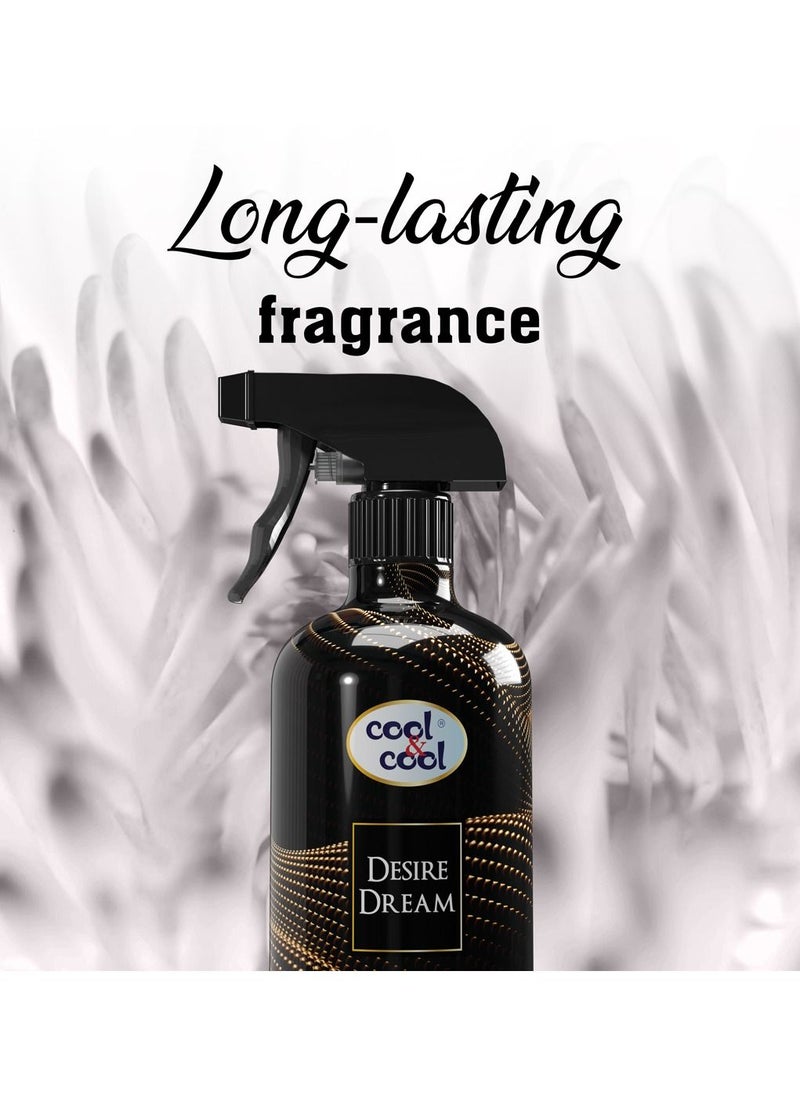 Cool & Cool Cool & Cool Desire Dream Air Freshener | Long Lasting Fragrance, Eliminates Bad Odour, 500ml  - Image 5