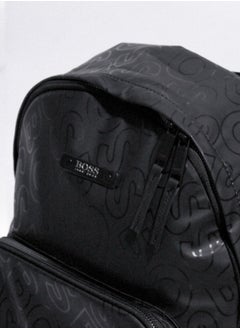 BOSS BOSS Men's Black Subtle Logo Pattern Backpack  - Image 4