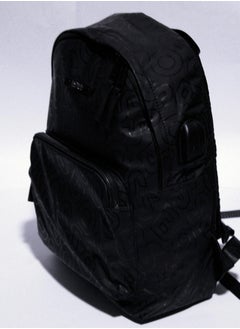BOSS BOSS Men's Black Subtle Logo Pattern Backpack  - Image 3