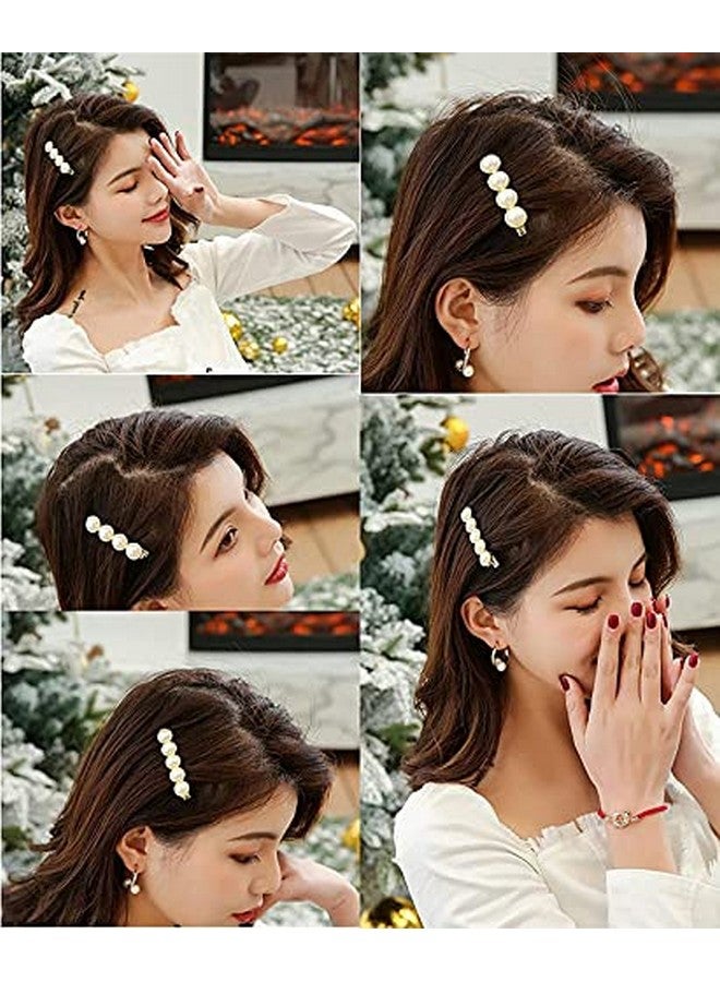Belicia Belicia Pearls Hair Clips Claw for Women Girls Big Hair Claw Clips for Thick Thin Hair for Birthday Gifts Bling Hairpins Headwear Barrette Styling Tools Accessories - Image 4