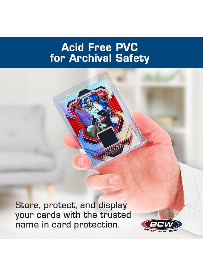 BCW 108 PT. Thick Card Topload Holder - Pack of 1 | Durable Rigid PVC Toploader | Toploaders for Memorabilia, Jersey, Patch, and Relic Cards - Image 4