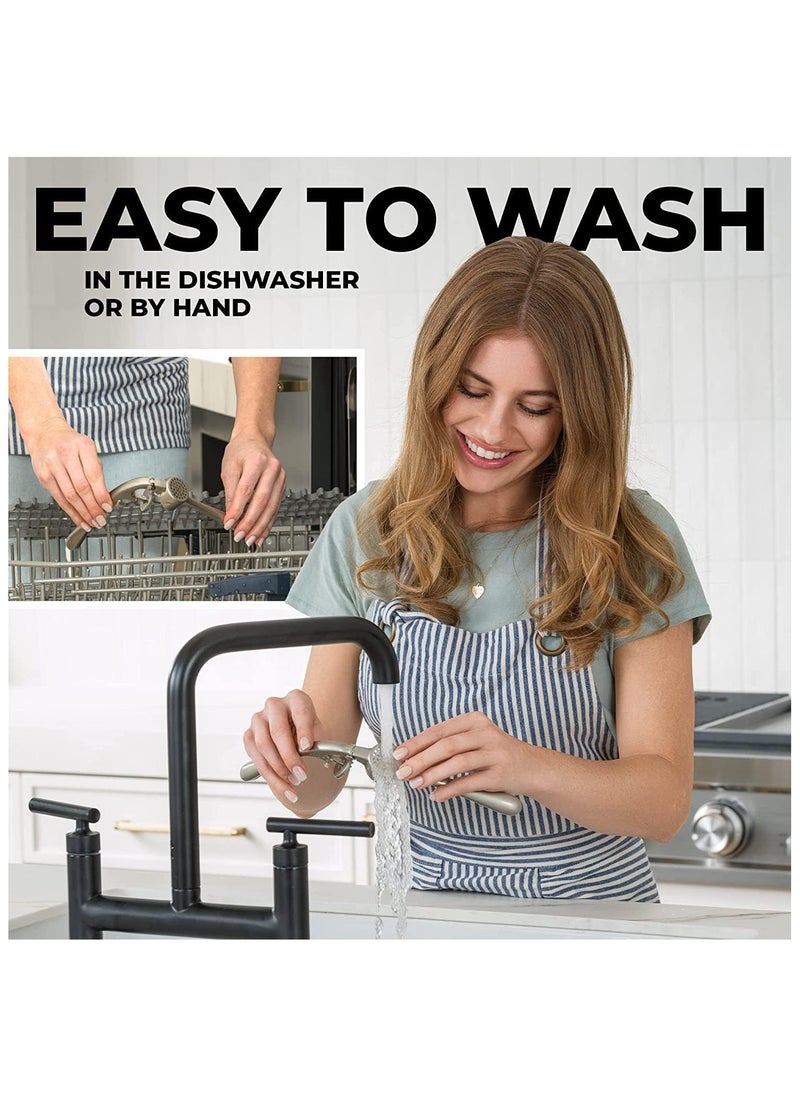 TOP CHOICE - Garlic Press Stainless Steel Premium Professional Kitchen Garlic Crusher Ergonomic Handle Rust Proof Easy Squeeze Clean Dishwasher Safe Kitchen Cooking Gadget - Image 1