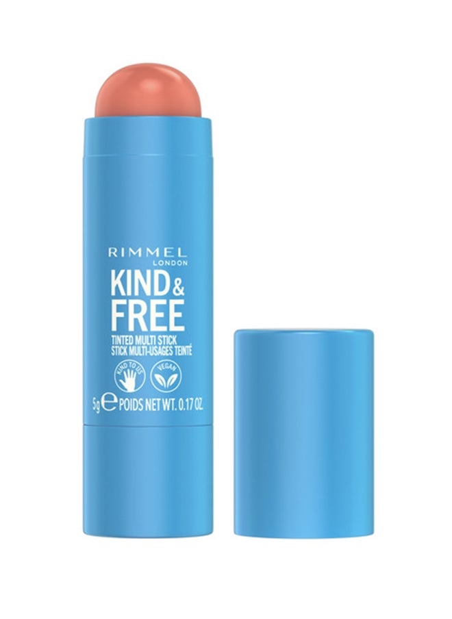 RIMMEL LONDON - Kind And Free Multi-Stick - 002 - Peachy Cheeks - Image 1