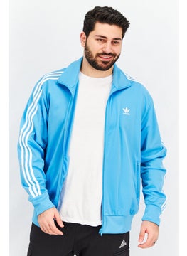 Men Regular Fit Full Zip Long Sleeve Training Sweatshirts, Blue