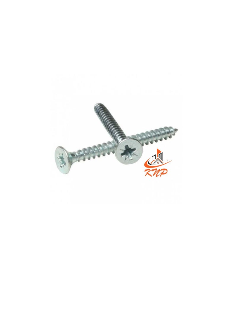 كنب KNP براغي فولاذية ذات رأس غاطس ثنائي اللولب - عبوة 200 (3/4 بوصة × 6 جم) - Image 3