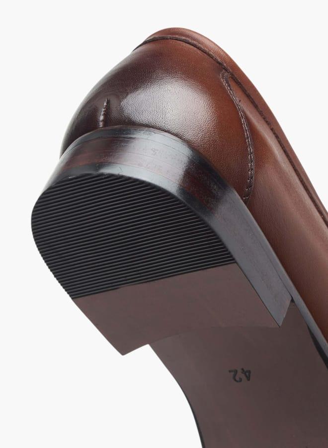 DUCHINI Men's Solid Slip-On Loafers - Image 5