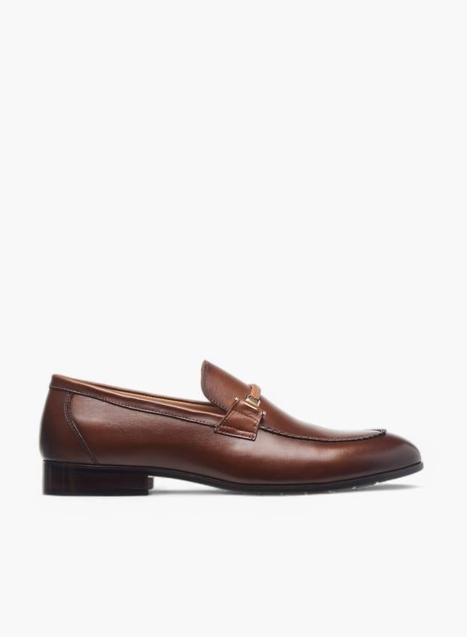 DUCHINI Men's Solid Slip-On Loafers - Image 2