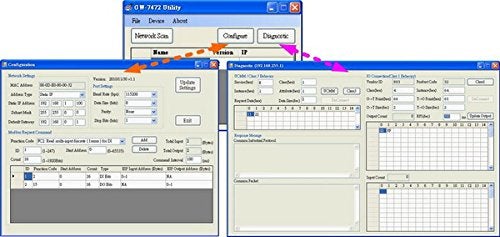 ICP Das بوابة ICP DAS USA ICP-GW-7472 Ethernet/IP إلى Modbus RTU/Modbus TCP PoE، متوافقة مع وحدات ألين برادلي. - Image 4