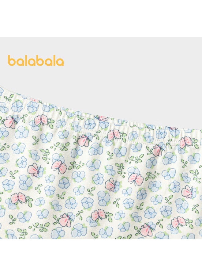 Balabala Girls' Cotton Boyshort Underwear, Children's Boxer Briefs, For Young And Older Kids, Skin-friendly, No Wedgie, Pack Of Three, 208924170036 - Image 2