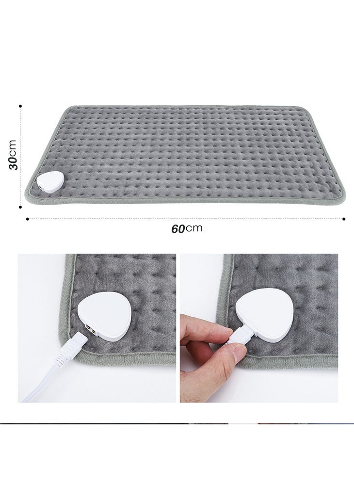 لابفي وسادة تدفئة كهربائية بـ 9 سرعات لضبط درجة الحرارة ووسادة تدفئة مؤقتة بـ 4 سرعات ووسادة تدفئة متعددة الوظائف مع تحكم ذكي في درجة الحرارة وبطانية كهربائية للعلاج الطبيعي - Image 4