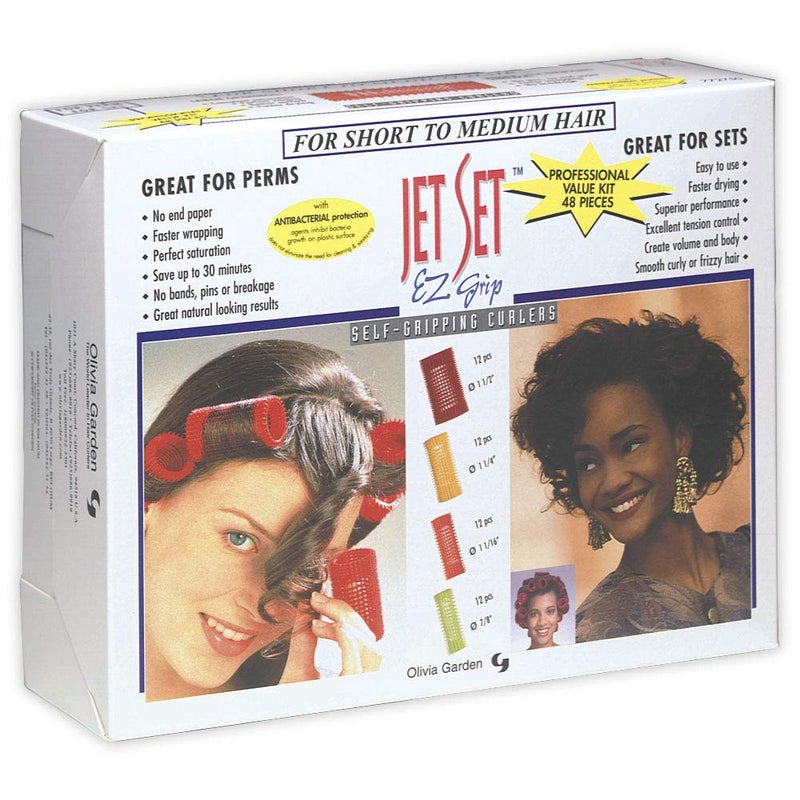 Olivia Garden Olivia Garden Jet Set Self-Gripping Curler For Setting Or Perming (Kit - 48 Count)  - Image 1