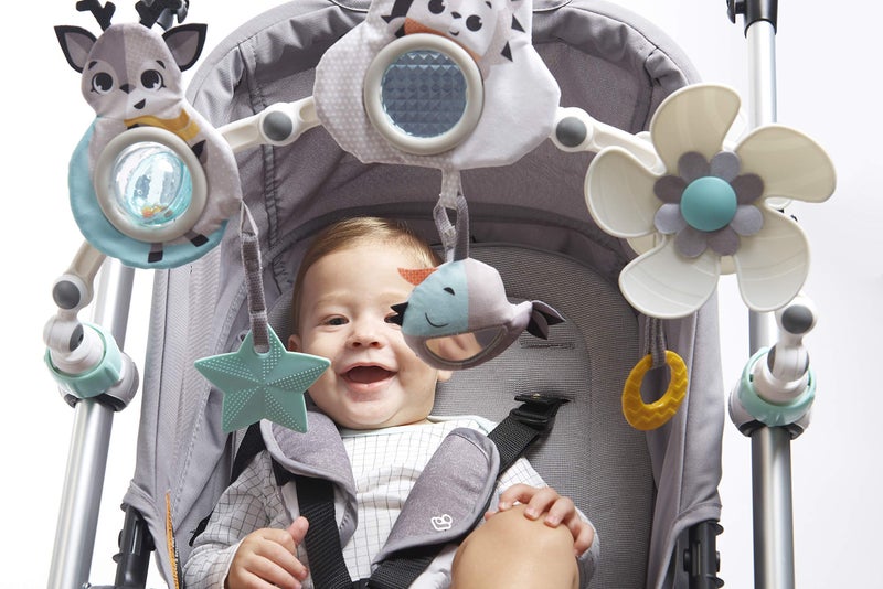 Tiny Love Black & White Sunny Stroll Stroller Arch, Magical Tales - Image 3