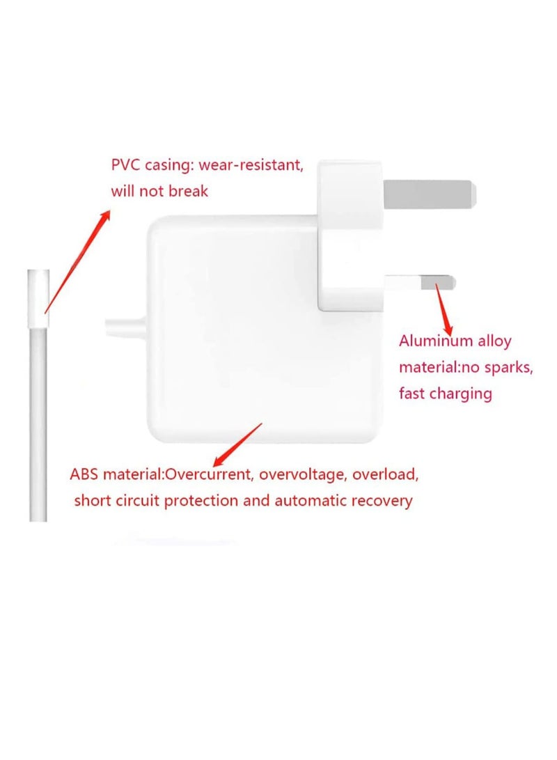 Max Power 60W T-pin T-tip AC Power Adapter Magsafe2 Charger for MacBook Pro Charger 13 Inch 2012 2013 2014 2015 for Model A1435 A1502 A1425 A1465 A1436 A1466 - Image 3