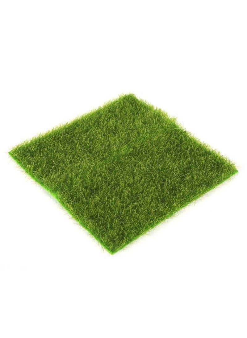 BHOOLU&GOOLU BHOOLUGOOLU Real Touch Artificial Lawn Micro Landscape Moss Grass Multicolour 15cmX15cm 