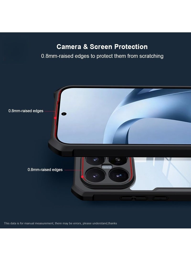 عام غطاء شفاف، متوافق مع Xiaomi Mi 17T 5G. يتميز بغطاء شفاف للكاميرا وتصميم وسادة هوائية من TPU على الظهر بزوايا ممتصة للصدمات، مناسب لـ Xiaomi Mi 17T. - Image 4