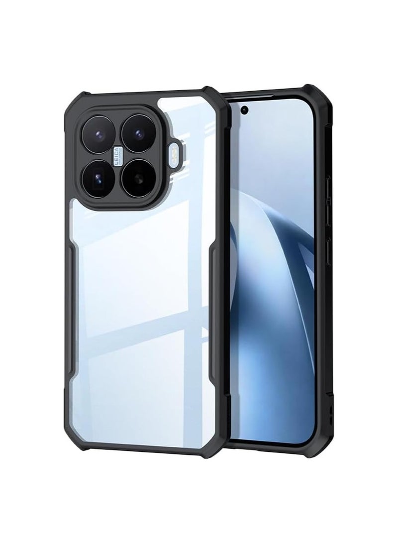 عام غطاء شفاف، متوافق مع Xiaomi Mi 17T 5G. يتميز بغطاء شفاف للكاميرا وتصميم وسادة هوائية من TPU على الظهر بزوايا ممتصة للصدمات، مناسب لـ Xiaomi Mi 17T. - Image 1