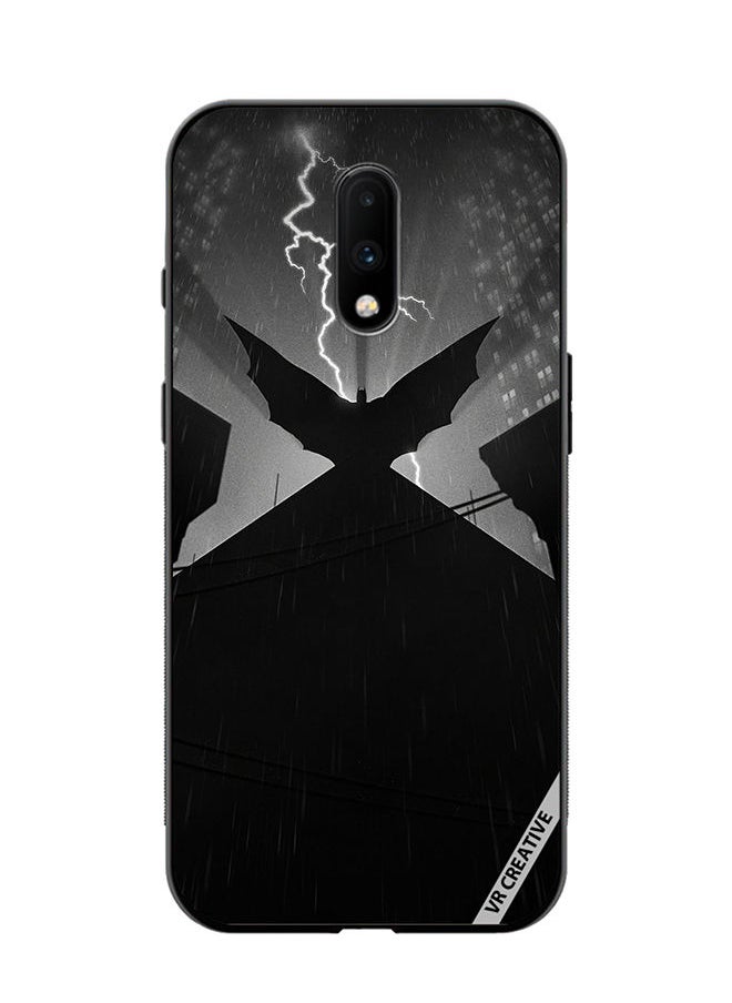 Protective Case Cover For OnePlus 7 Batman Amoled Design Multicolour
