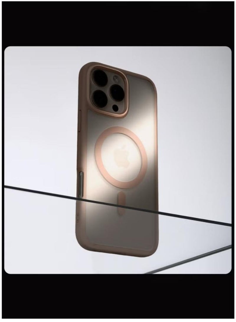 Spigen Ultra Hybrid MagFit for iPhone 16 Pro Case Cover with MagSafe (2024) Rose Titanium - Image 3