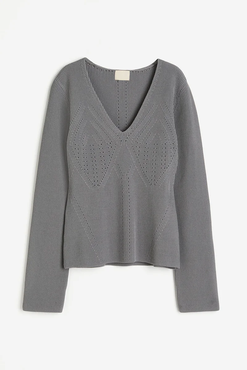 H&M Pointelle-Knit Jumper