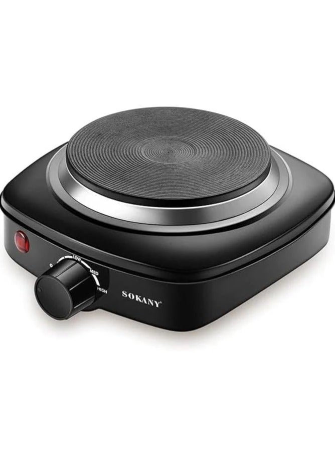 سوكاني لوح تسخين/ موقد كهربائي من سوكاني بقدرة 500 وات، أسود، موديل SK-5119 - Image 1
