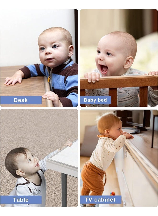 2 rolls of 2m Edge Protector Strip, Baby Proof Corners and Edges Furniture Corner Protectors, Pre-Tape Adhesive Corner Protectors for Furniture Against Sharp Corners. - Image 5